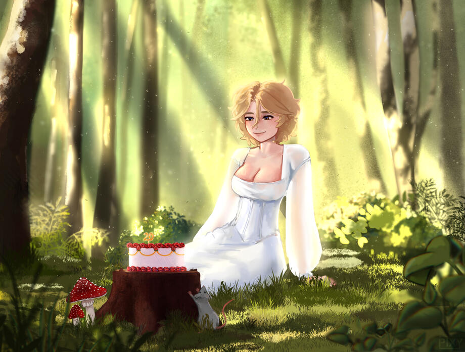 Birthday art